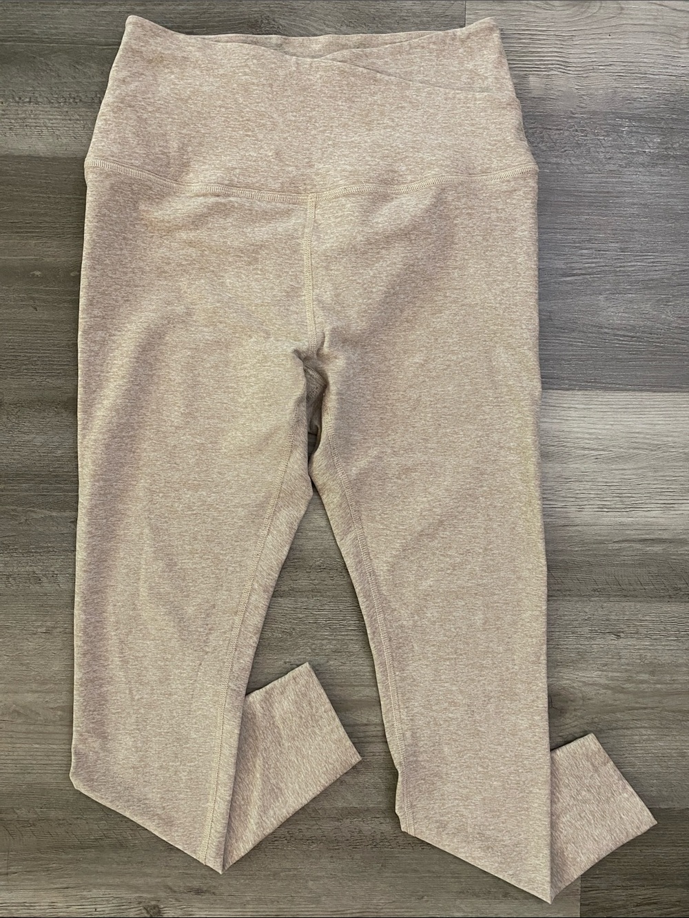 Beyond Yoga Spacedye At Your Leisure High Waisted Legging Tan Heather Sz Medium